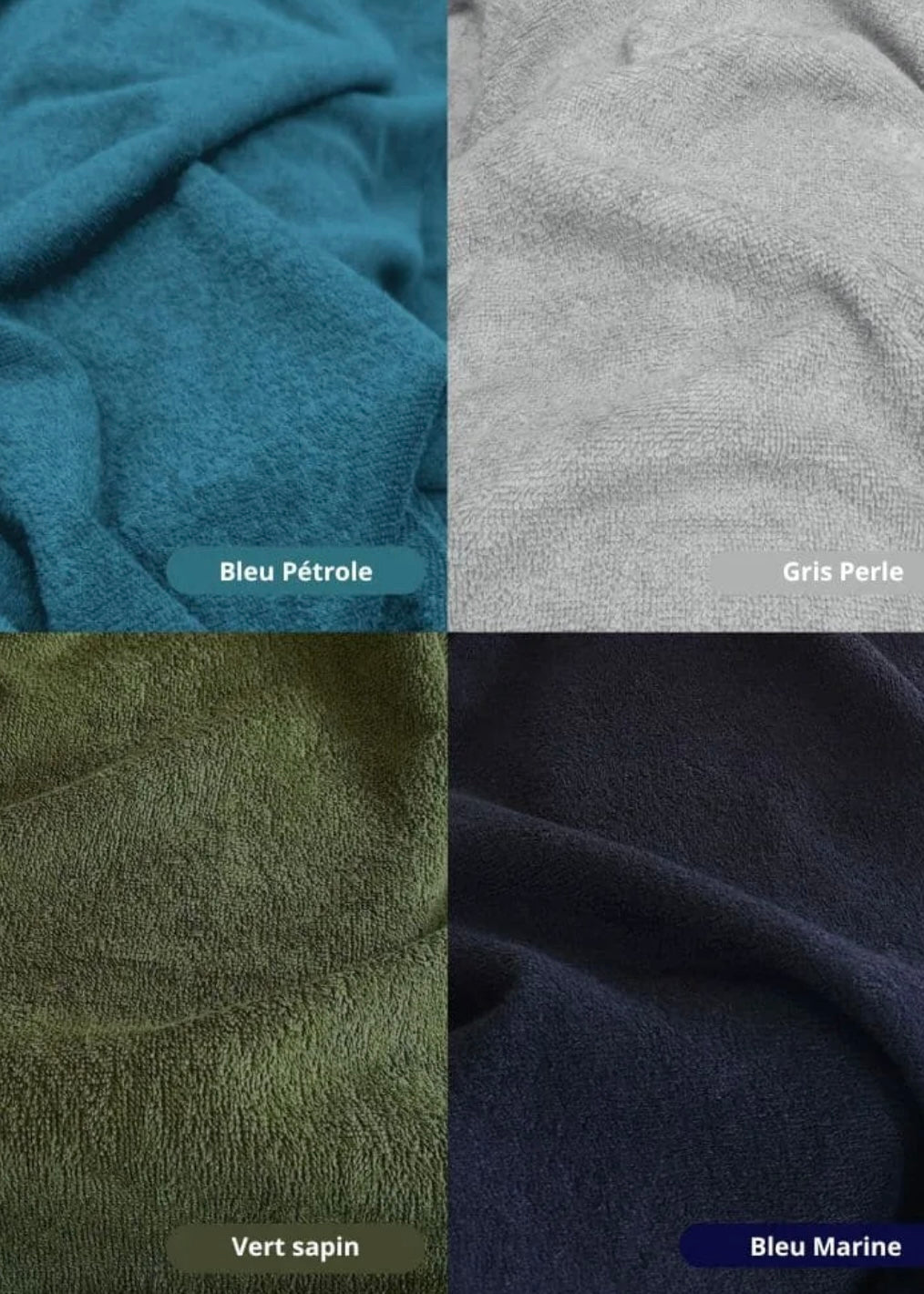 Poncho de bain adulte