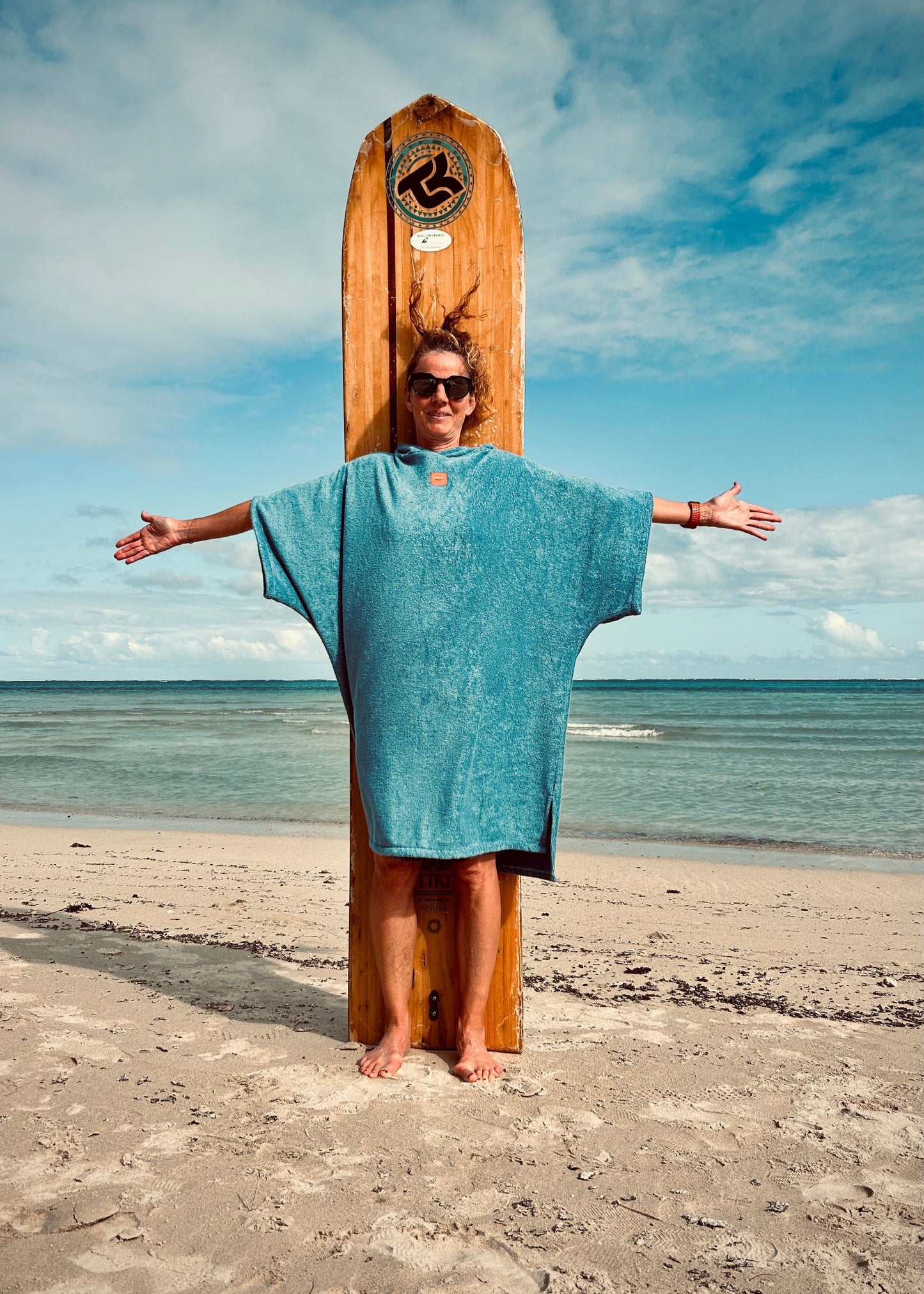 Poncho de bain adulte