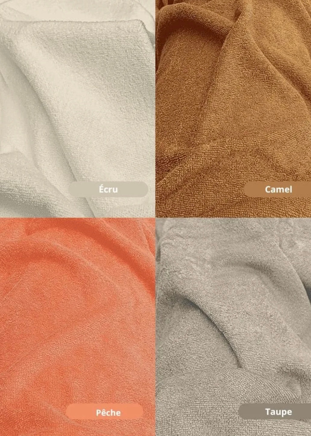 Poncho de bain adulte