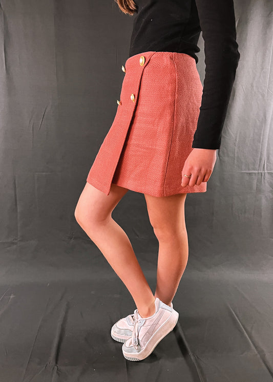 Jupe Diascia vieux rose - pièce unique