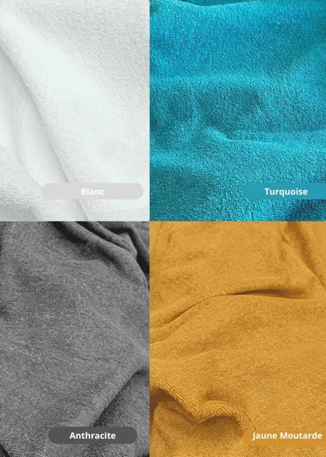 Poncho de bain adulte
