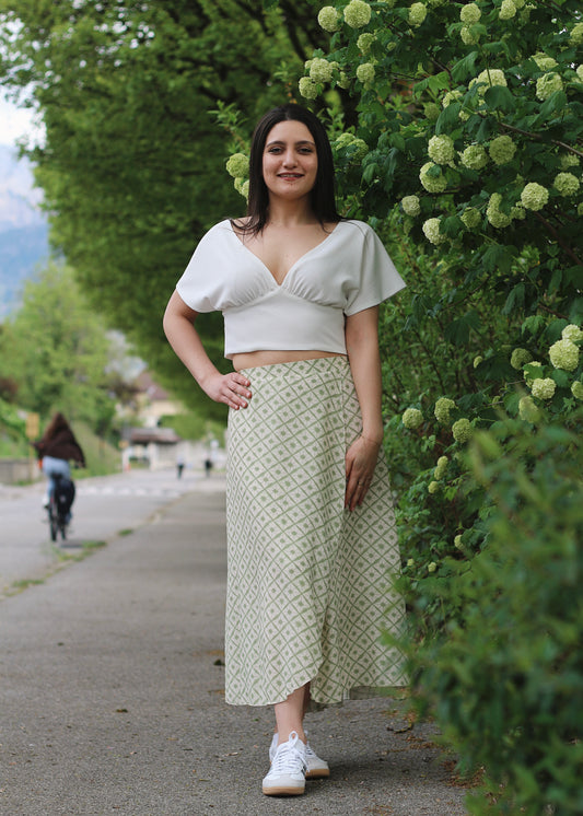 Jupe Tournesol verte