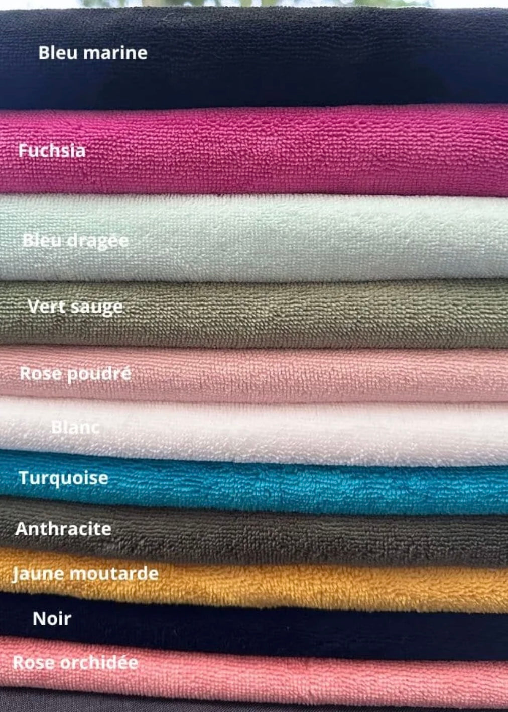 Poncho de bain adulte