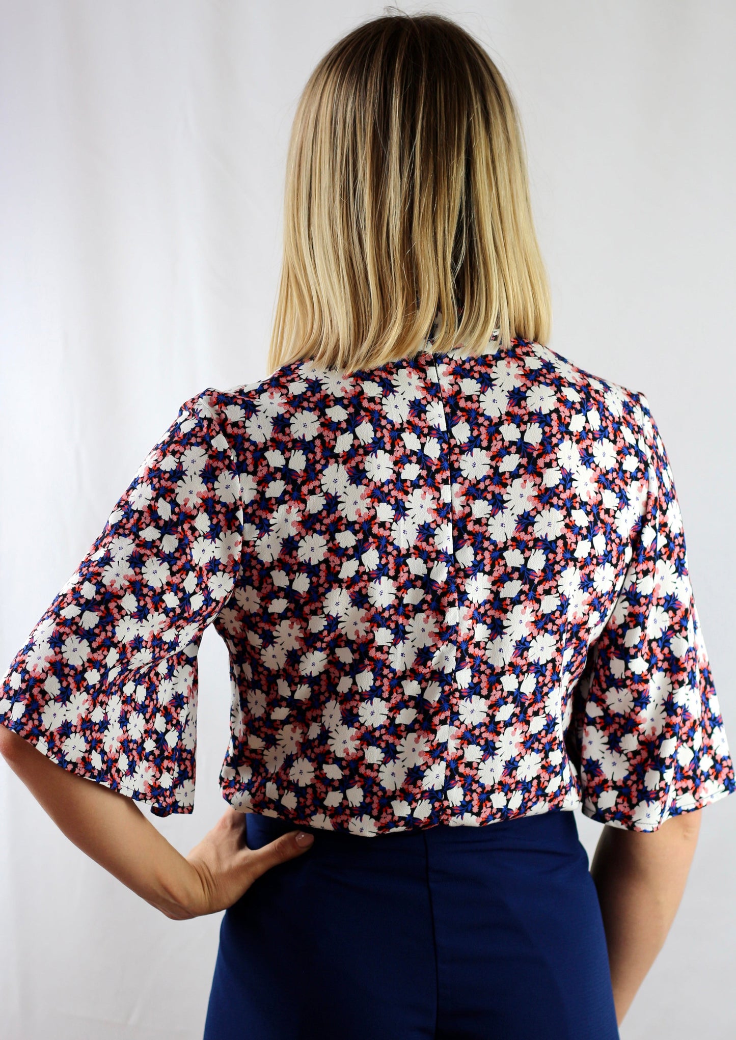 Blouse Tulipe marine