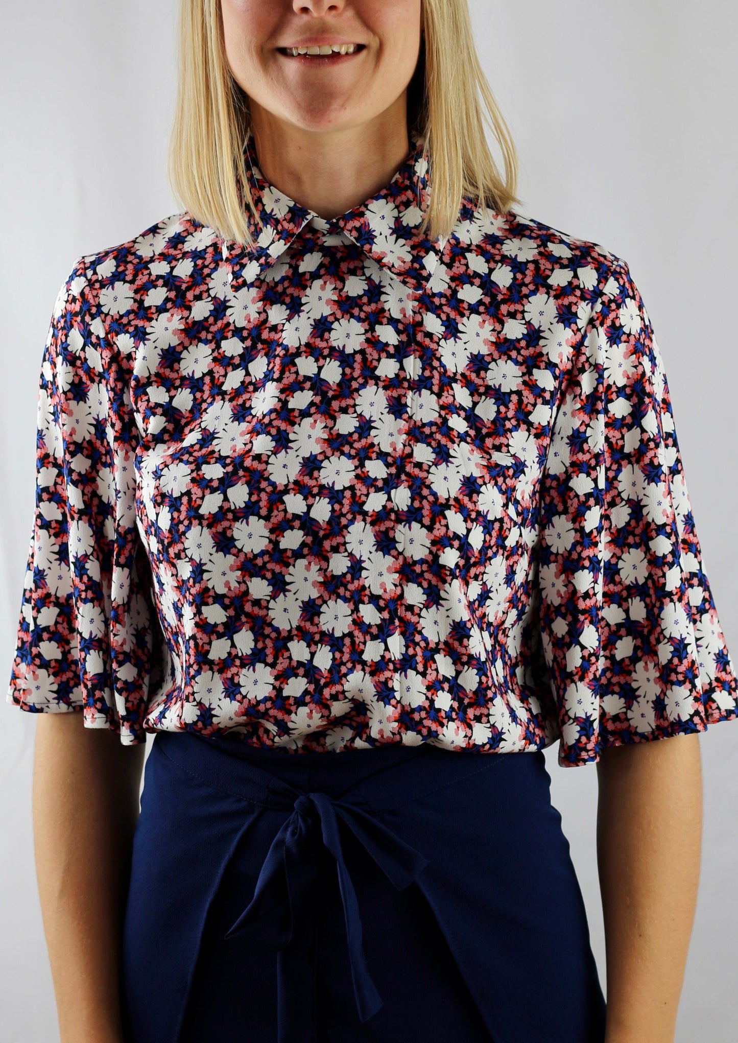 Blouse Tulipe marine