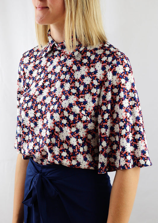 Blouse Tulipe marine