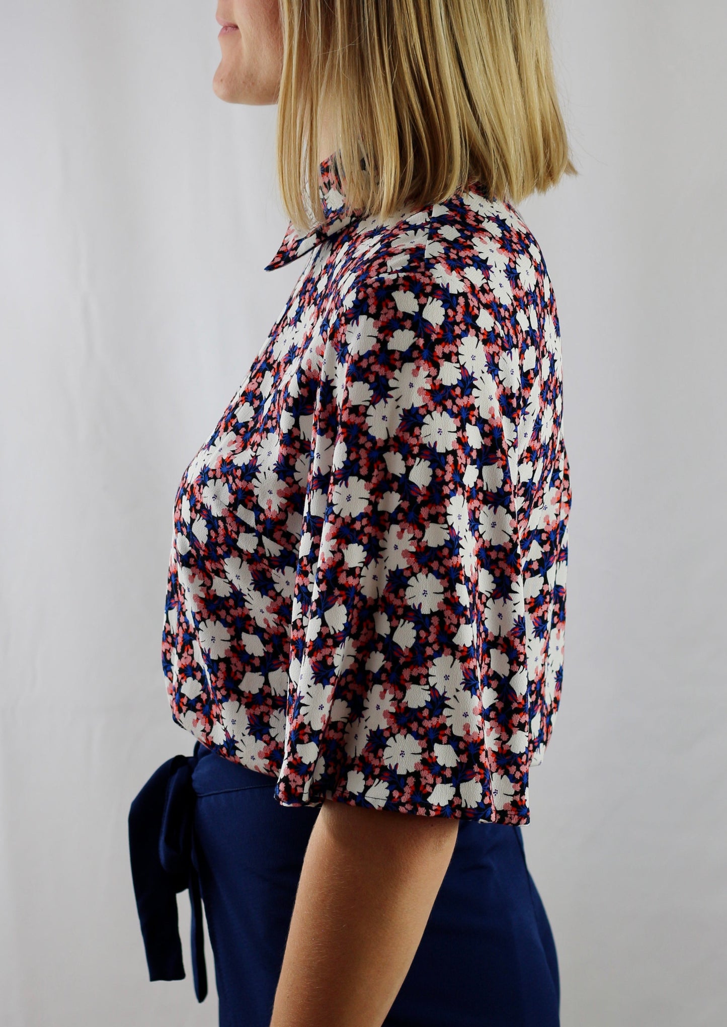 Blouse Tulipe marine