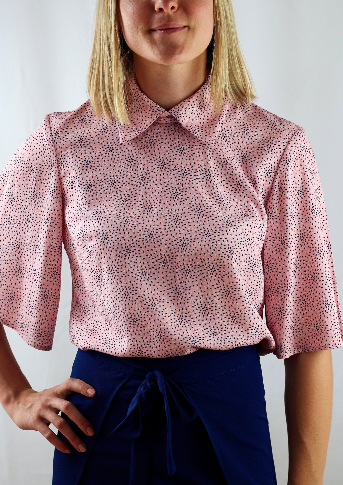 Blouse Tulipe rose