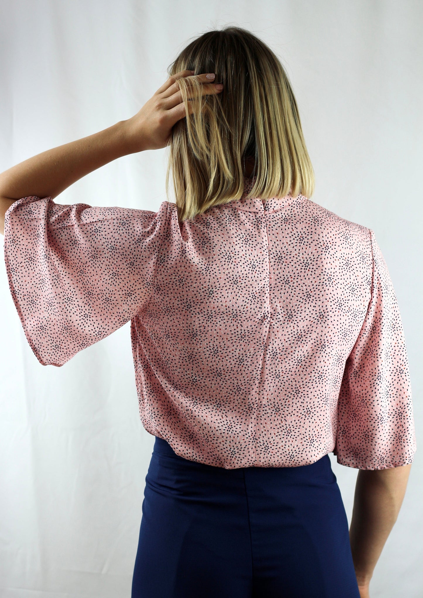 Blouse Tulipe rose