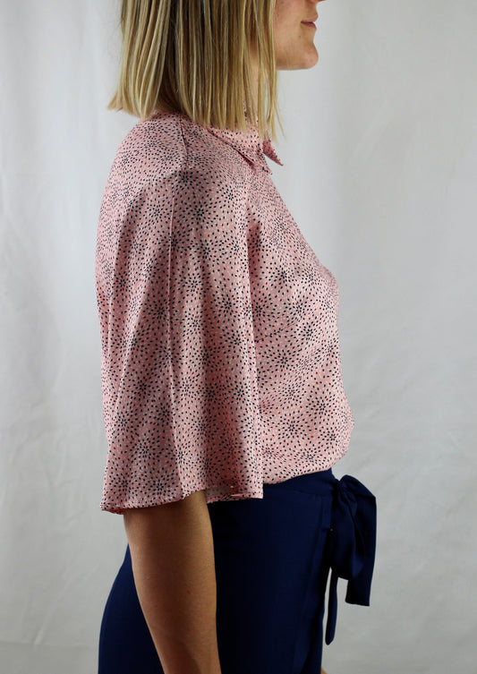 Blouse Tulipe rose