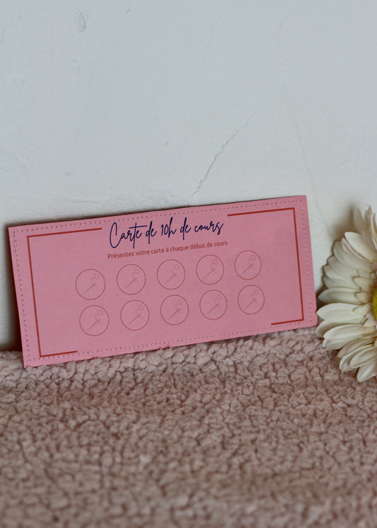 Carte-cadeau cours 10h