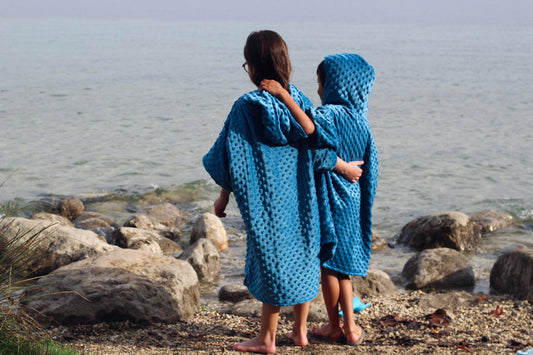 Poncho nounours enfant