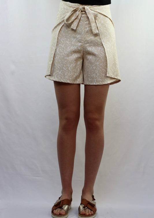 Short Myrtil motif baroque - pièce unique