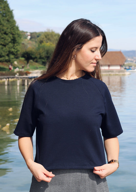 T-Shirt Dama marine