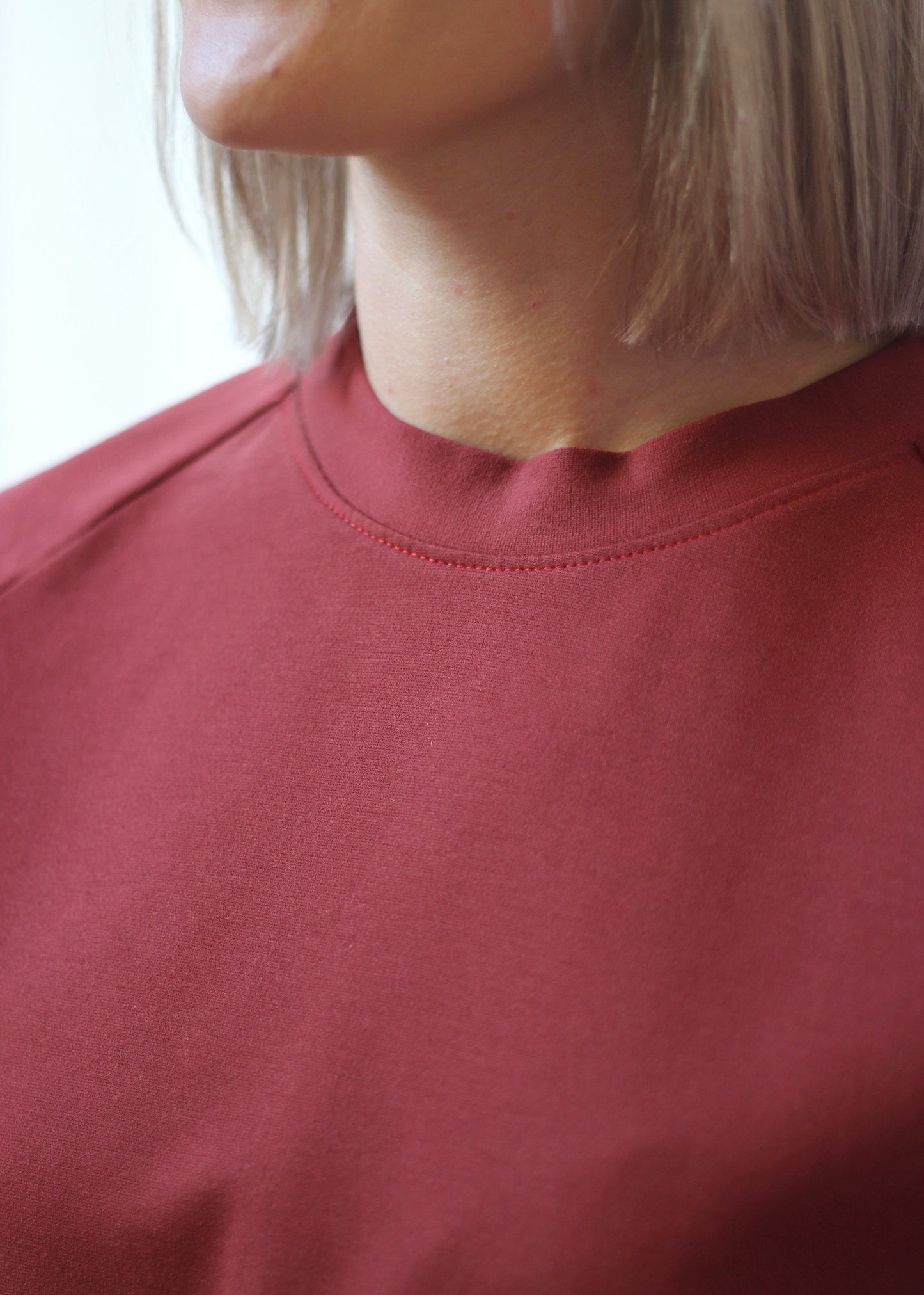 T-Shirt Dama brique