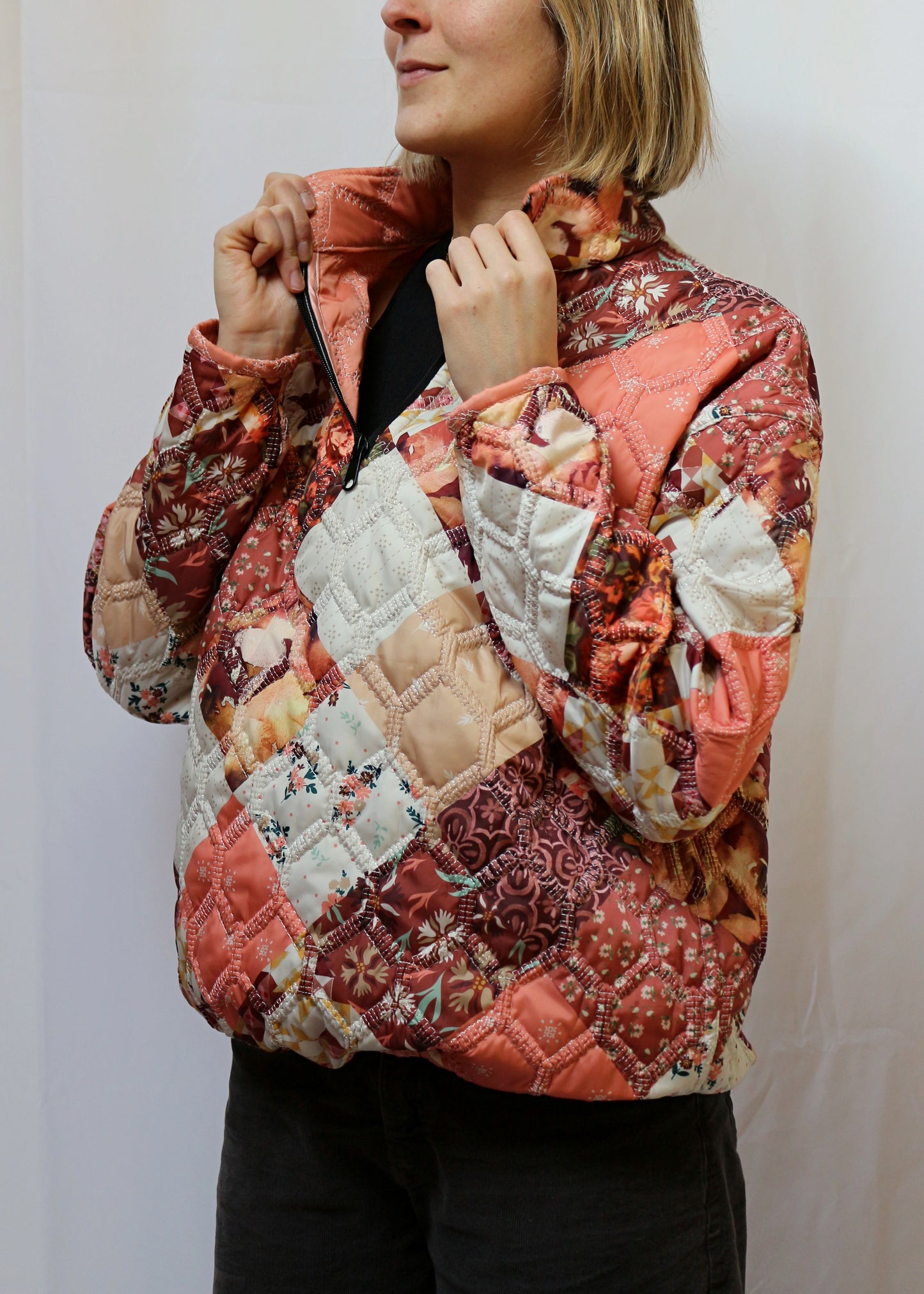 Veste-sweat Gorfou réversible - pièce unique