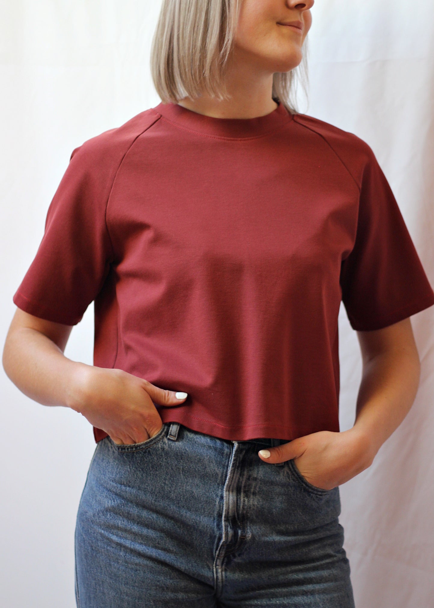 T-Shirt Dama brique