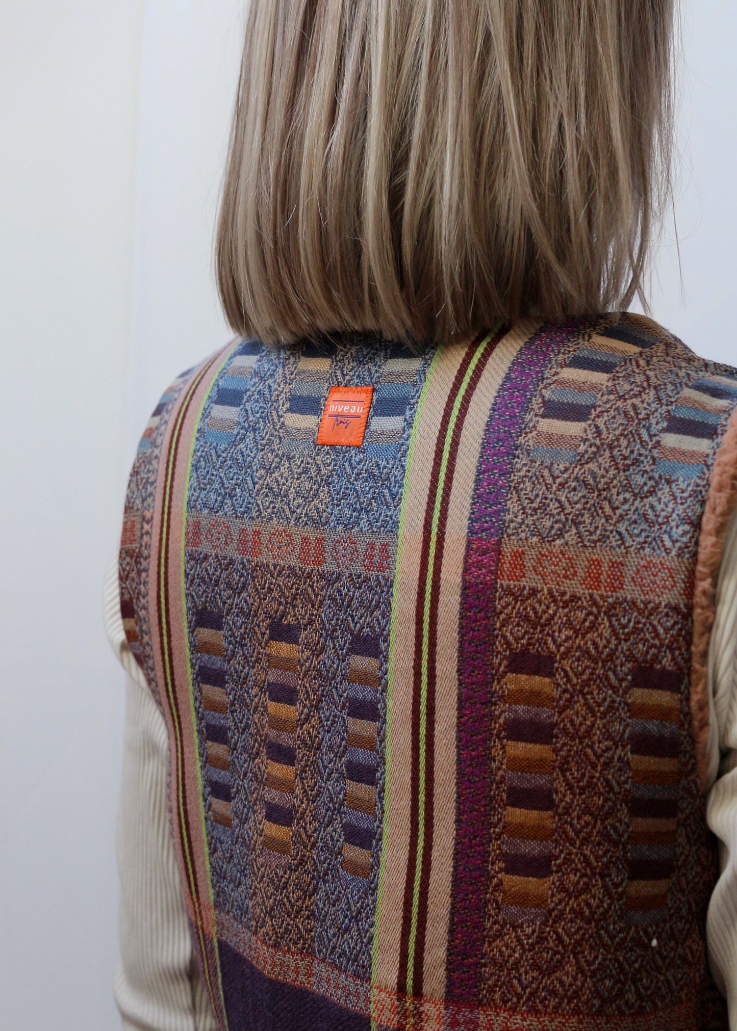 Gilet Alca marron glacé - pièce unique