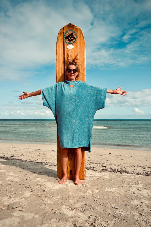 Poncho de bain adulte