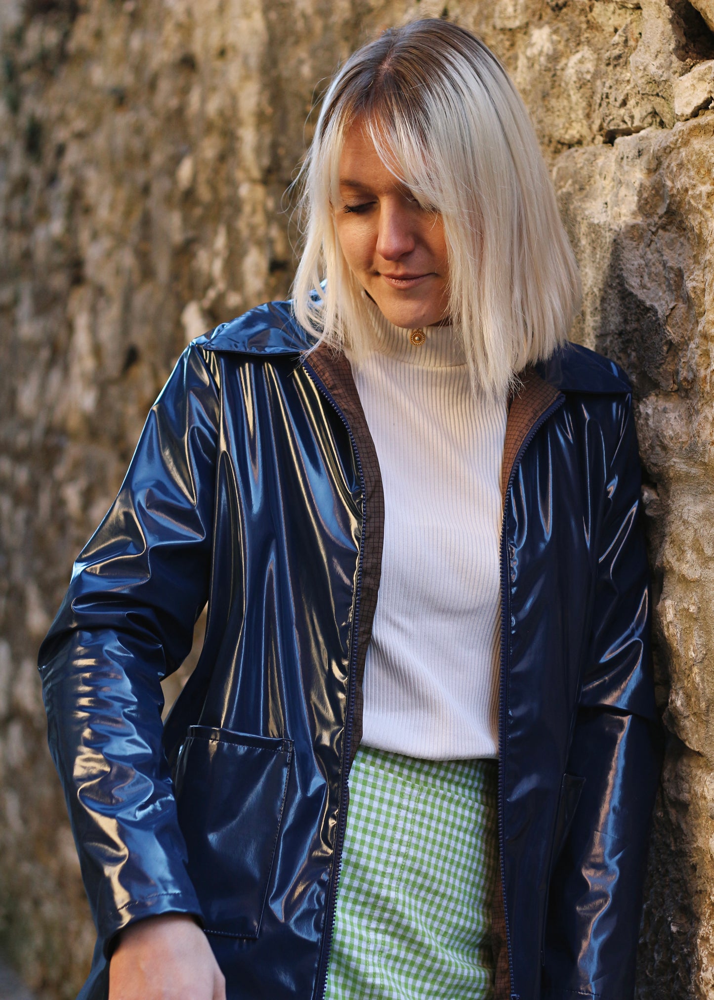 Ciré Rana bleu pétrole