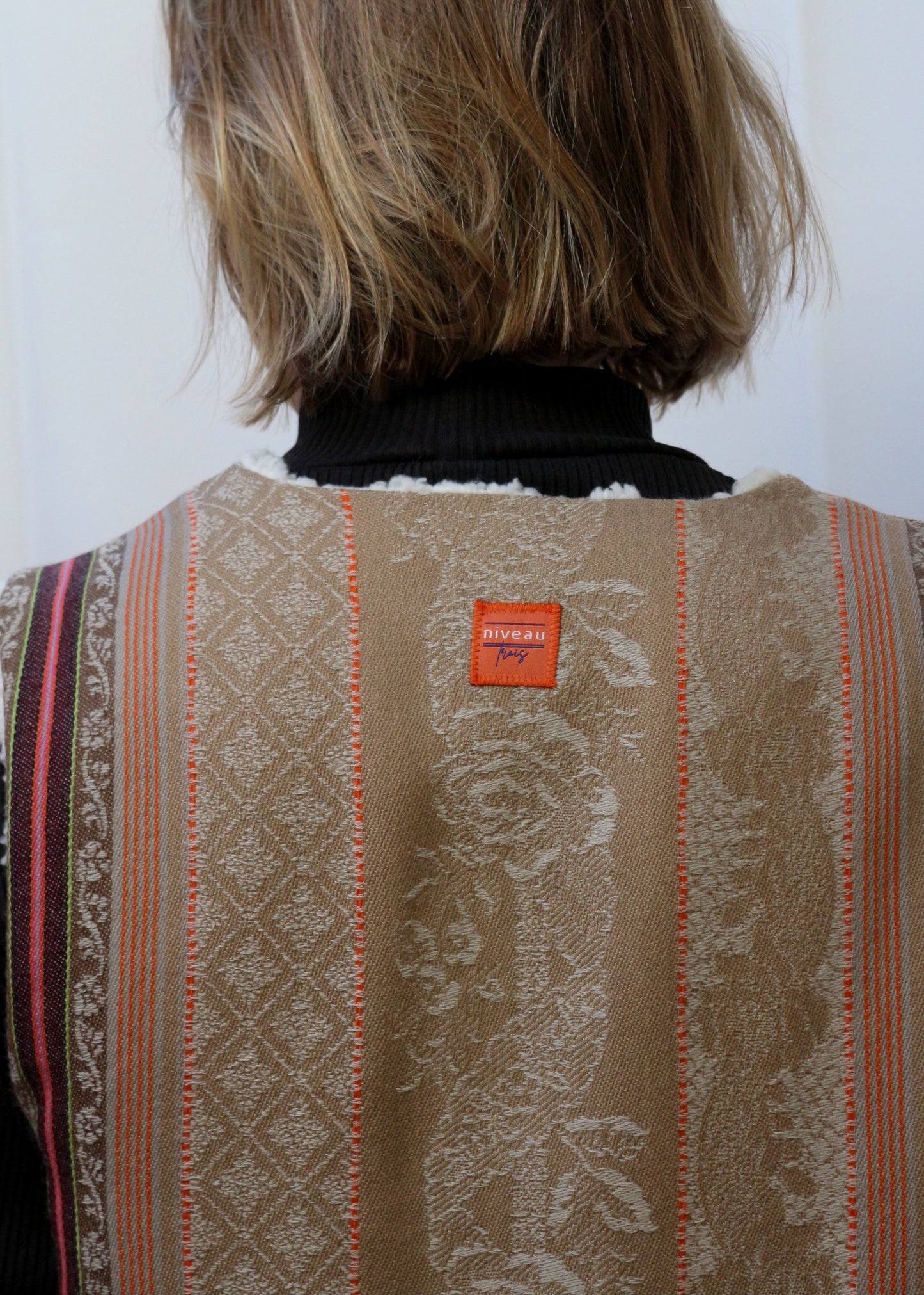 Gilet Alca écru - pièce unique