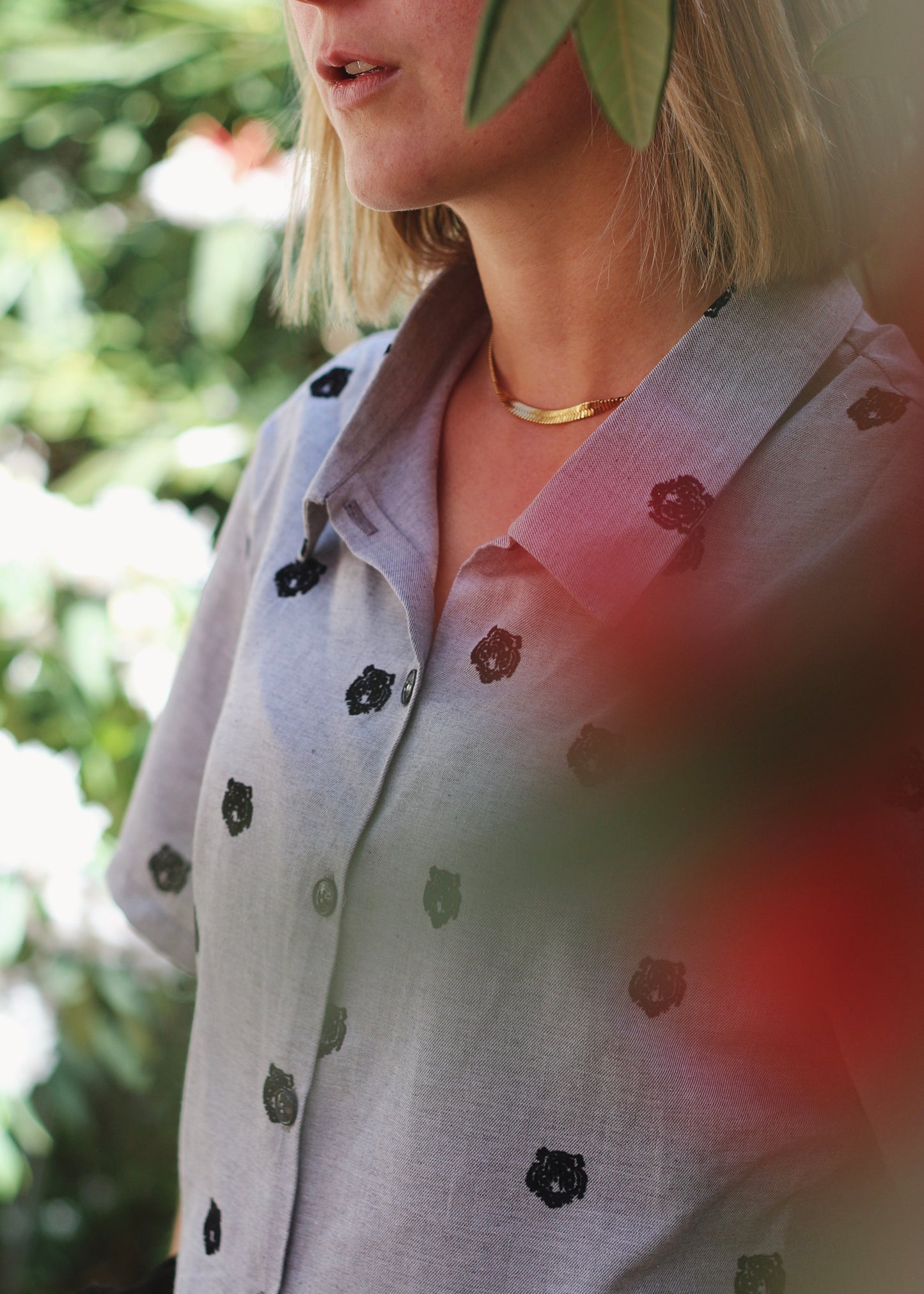 Chemise Amarena grise