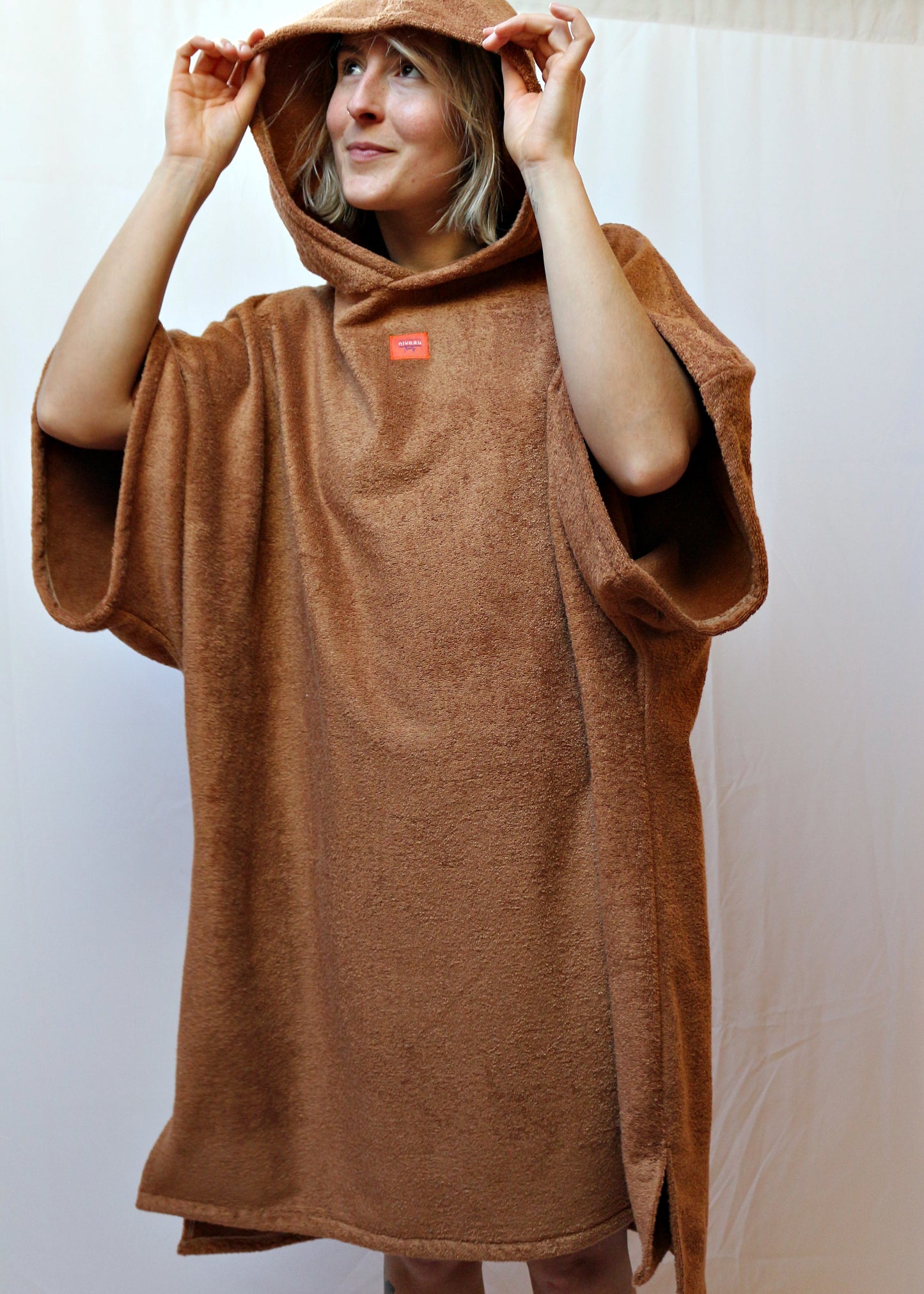 Poncho de bain adulte