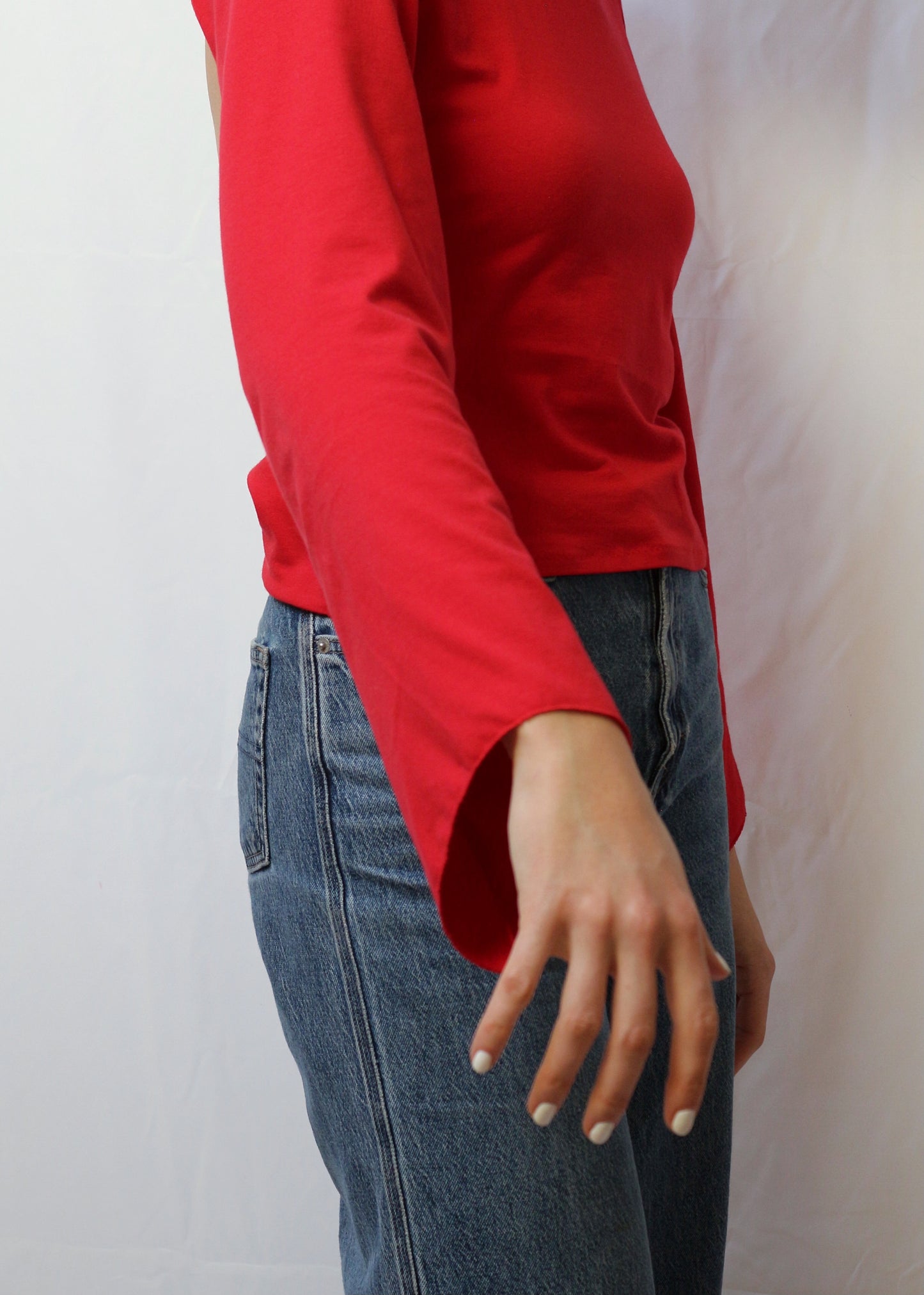 Haut Cara dos nu rouge