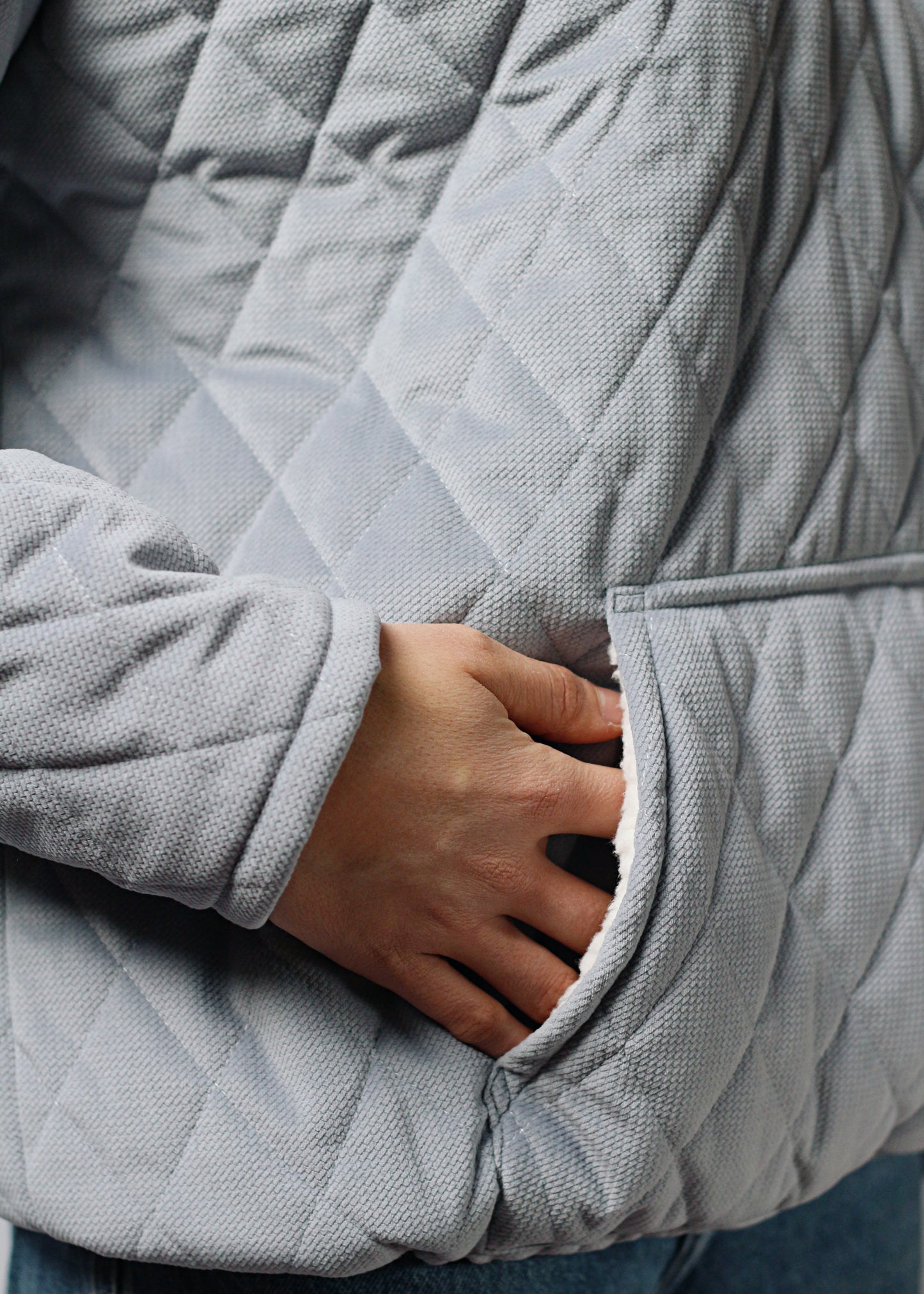 Veste-sweat Gorfou gris