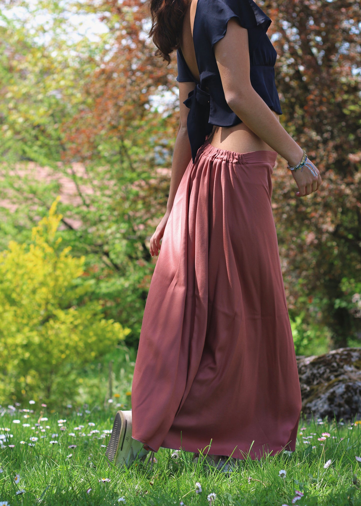 Jupe Tournesol rose