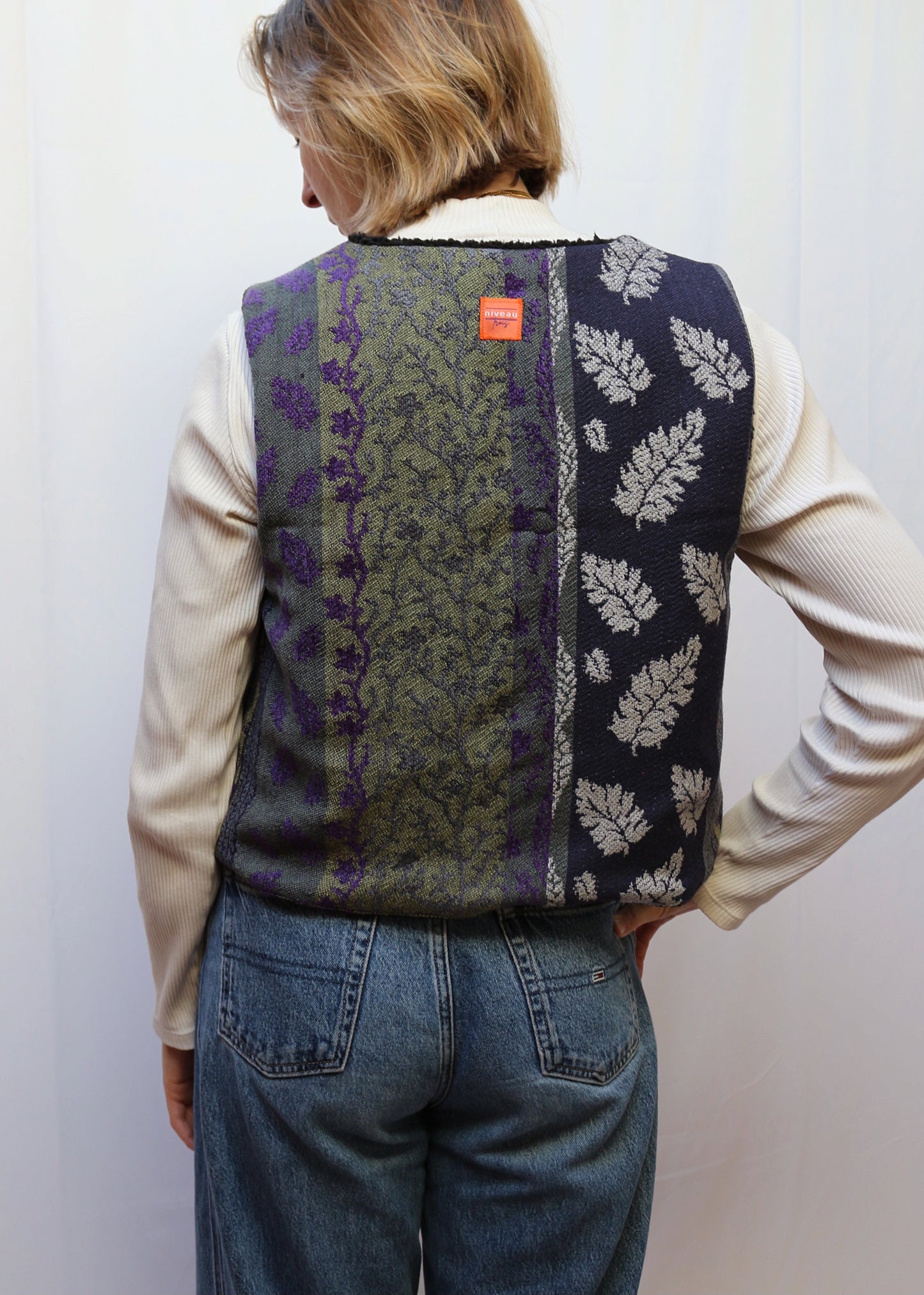 Gilet Alca noir - pièce unique