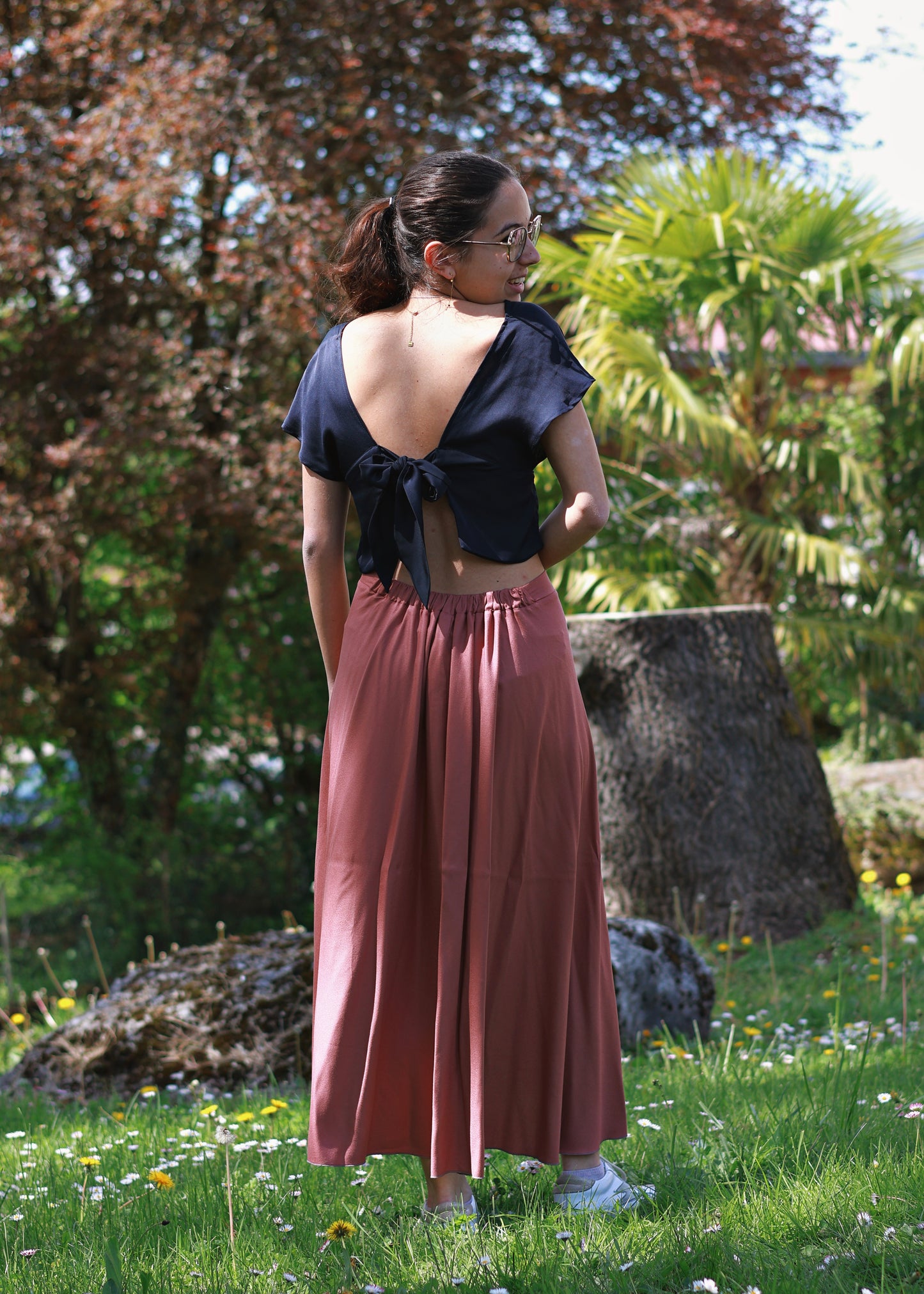Jupe Tournesol rose