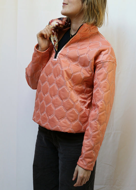 Veste-sweat Gorfou réversible - pièce unique