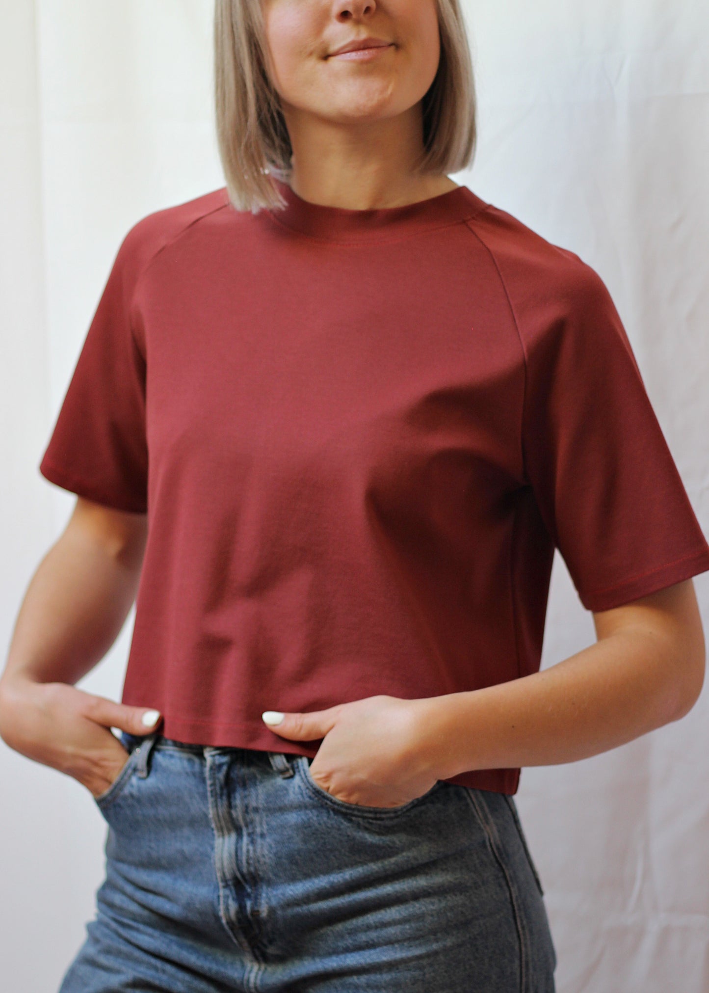 T-Shirt Dama brique