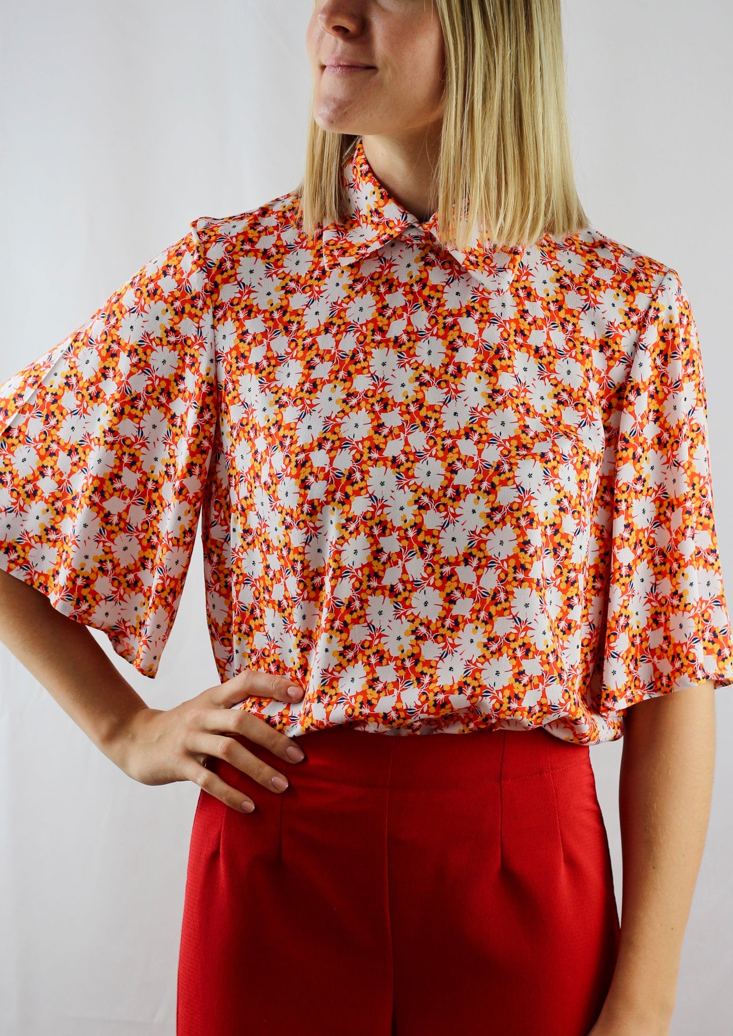 Blouse Tulipe orange