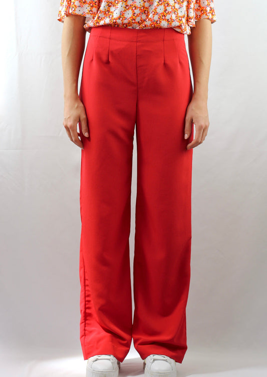 Pantalon Zinnia rouge